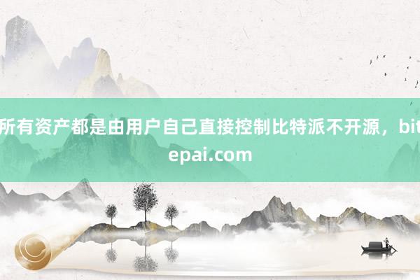 所有资产都是由用户自己直接控制比特派不开源，bitepai.com