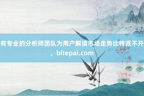 还有专业的分析师团队为用户解读市场走势比特派不开源，bitepai.com