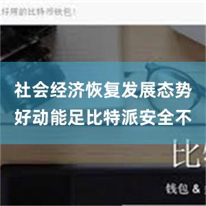 社会经济恢复发展态势好动能足比特派安全不