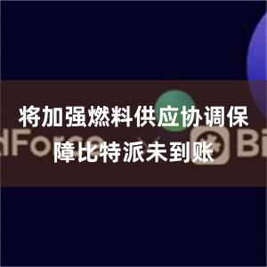 将加强燃料供应协调保障比特派未到账