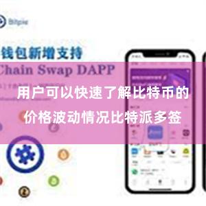 用户可以快速了解比特币的价格波动情况比特派多签